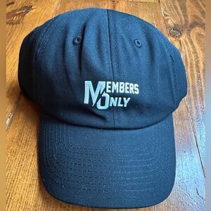 Members Only Classic Black Baseball Cap